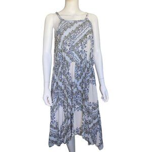 Torrid Floral Print Midi Dress With Sleeveless Design & High-Low Hem - Size 1/1X